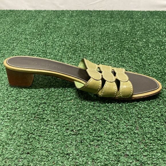 Cole Haan Green Slide Sandals women’s size 8 (OKPM-07-080) - Picture 7 of 9